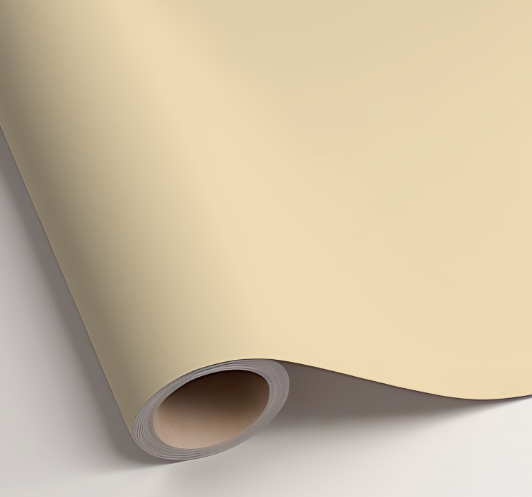 Sticker couleur uni ivoire mat - TenStickers