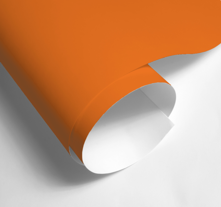 Sticker couleur uni orange mat - TenStickers