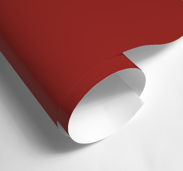 Sticker couleur uni rouge cerise mat - TenStickers