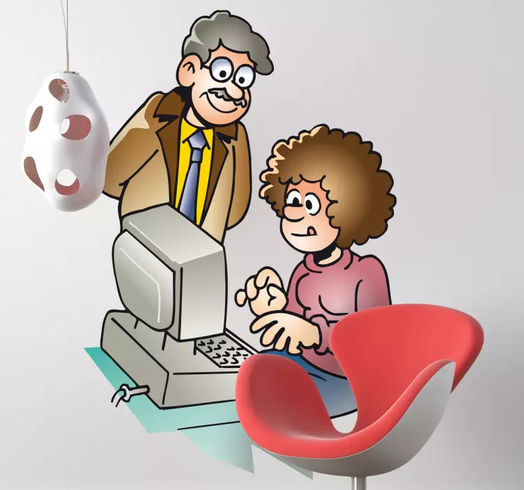 Sticker cours d'informatique - TenStickers