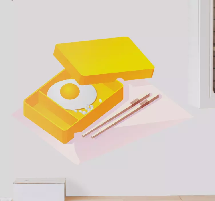 Sticker cuisine chinoise oeuf - TenStickers