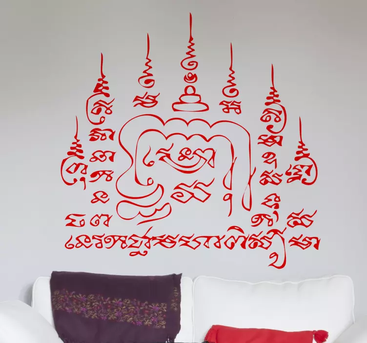 Sticker dessin thaïlandais - TenStickers