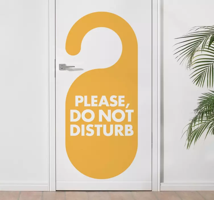 Sticker do not disturb - TenStickers