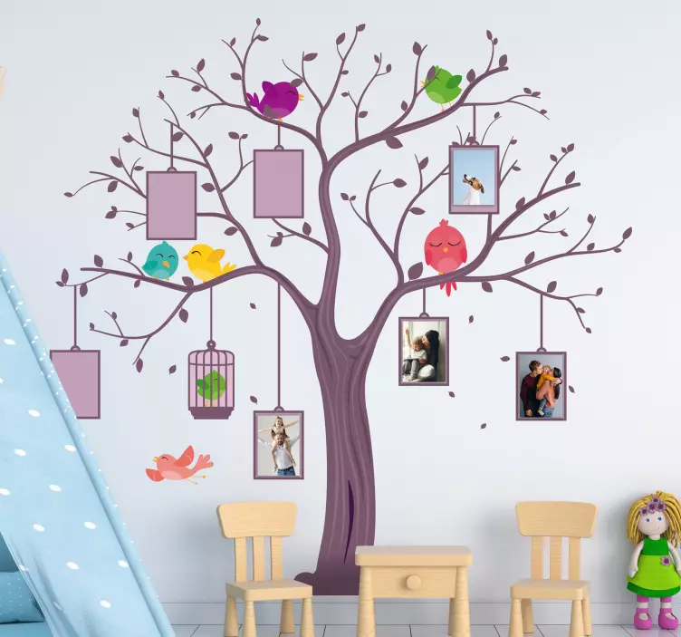 Sticker mural arbre de sticker enfant personnalisable - TenStickers
