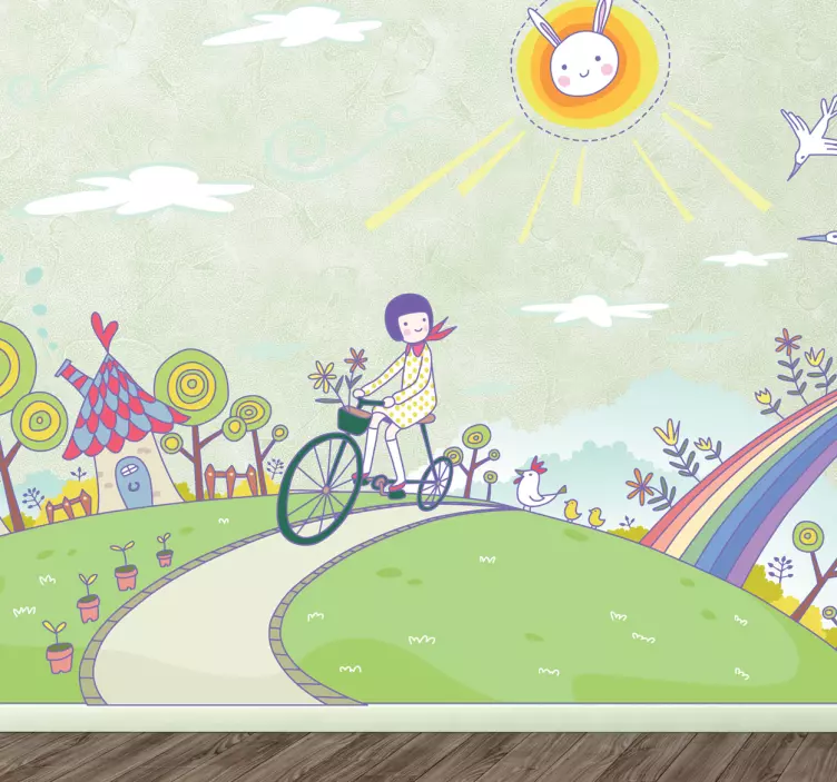 Sticker enfant planète magique - TenStickers