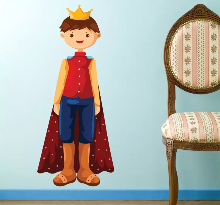 Sticker enfant roi - TenStickers