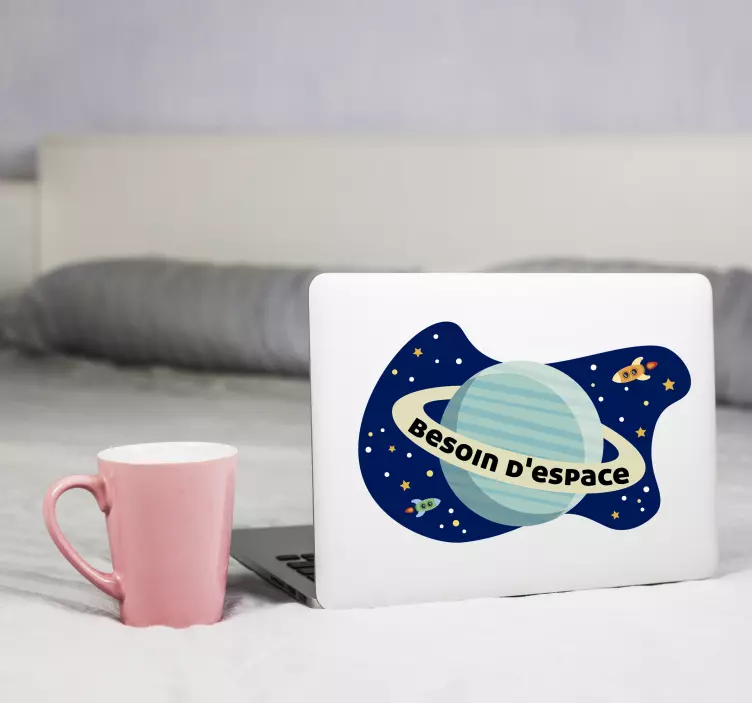 Sticker Espace Besoin d'Espace - TenStickers