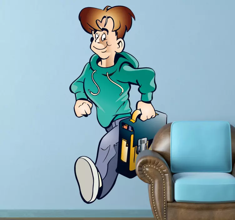 Sticker étudiant pressé - TenStickers