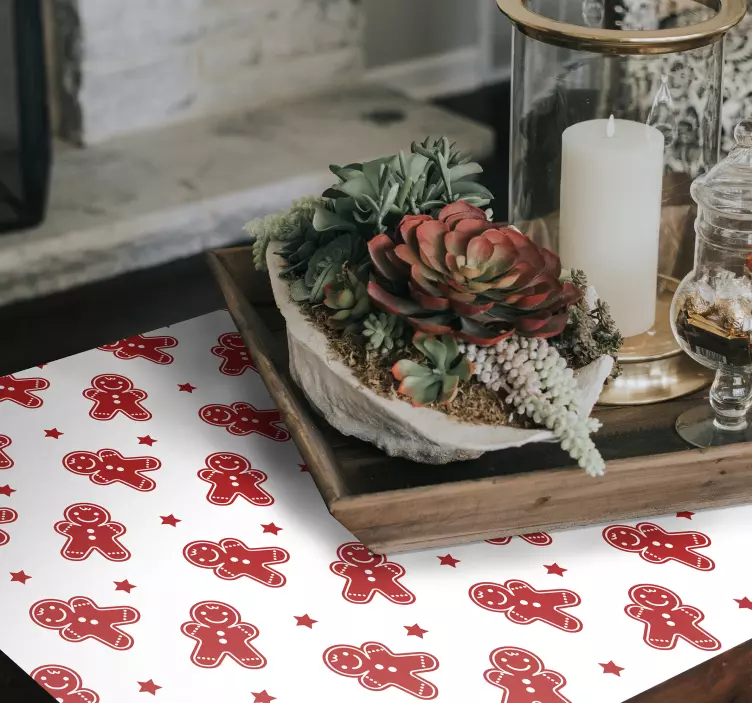 Sticker événement modèle de figurines en pain d'épices - TenStickers