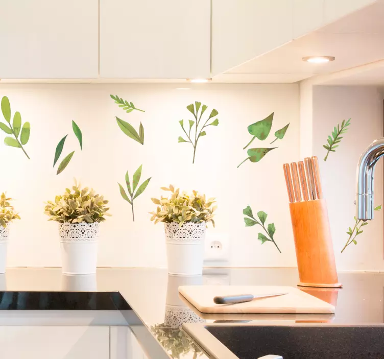 Sticker feuilles d'arbre - TenStickers