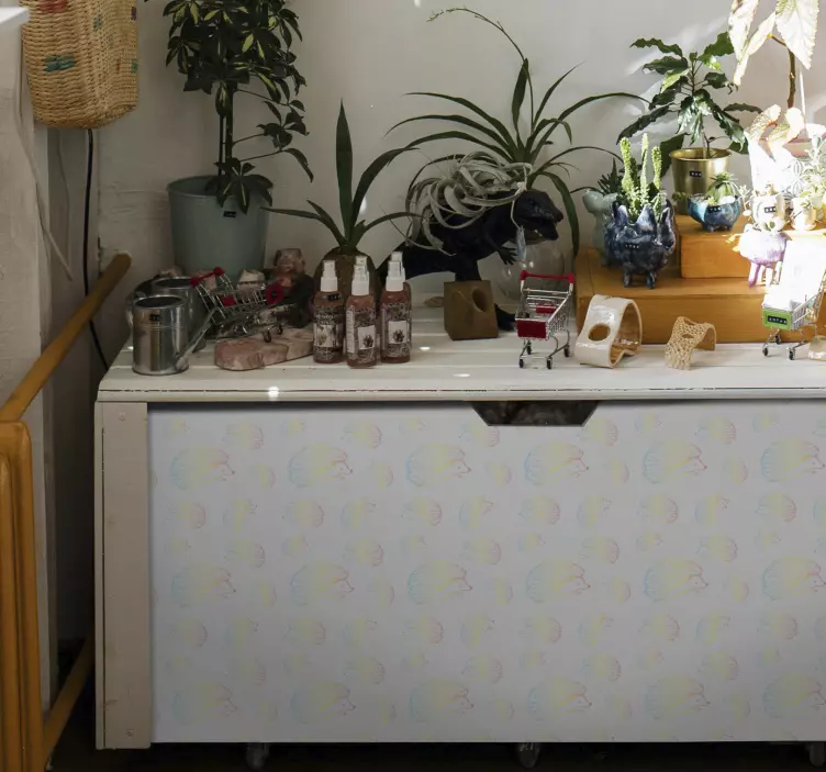 Adhésif meuble joli motif de hérisson - TenStickers