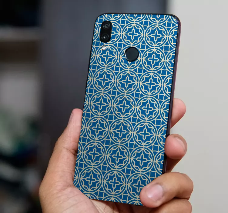 Sticker Huawei motif bleu - TenStickers
