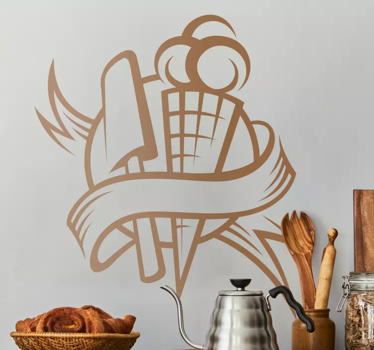 Sticker icône glacier - TenStickers