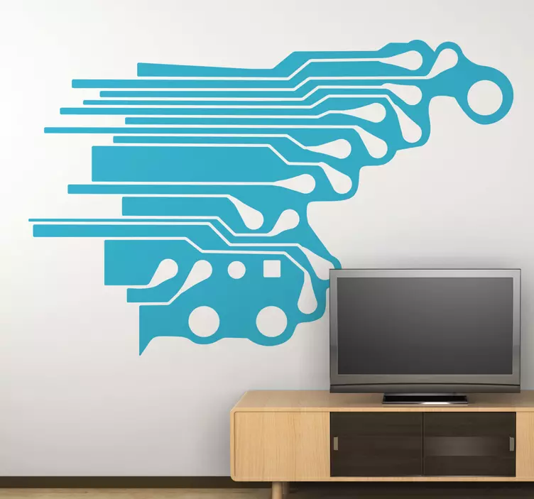 Sticker illustration électronique - TenStickers