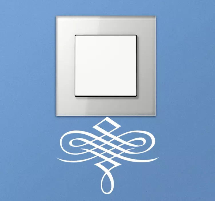 Sticker interrupteur calligraphie - TenStickers