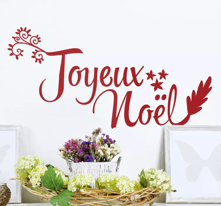 Sticker Joyeux Noel - TenStickers