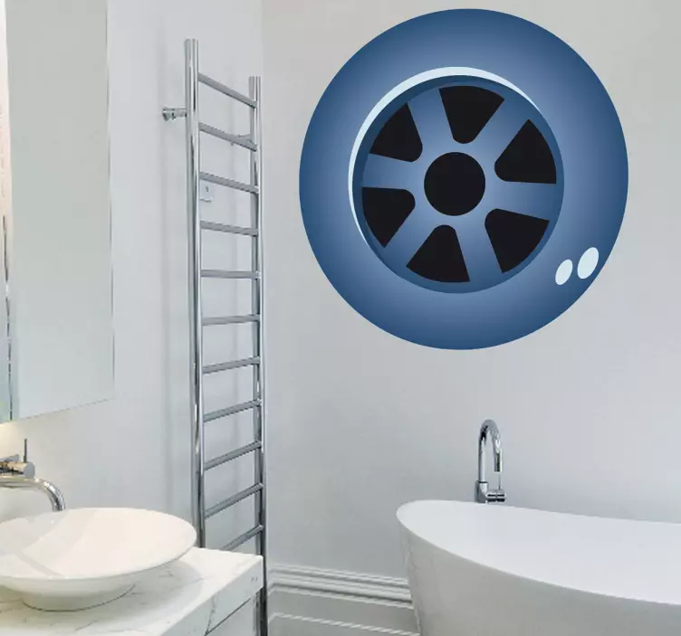 Sticker lavabo bonde - TenStickers