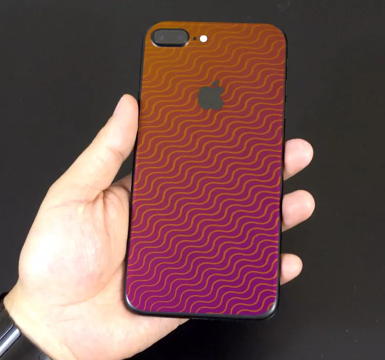 Sticker Ligne Couleurs Dégradées - TenStickers