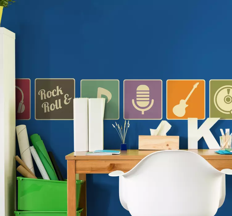 Sticker logos musique - TenStickers