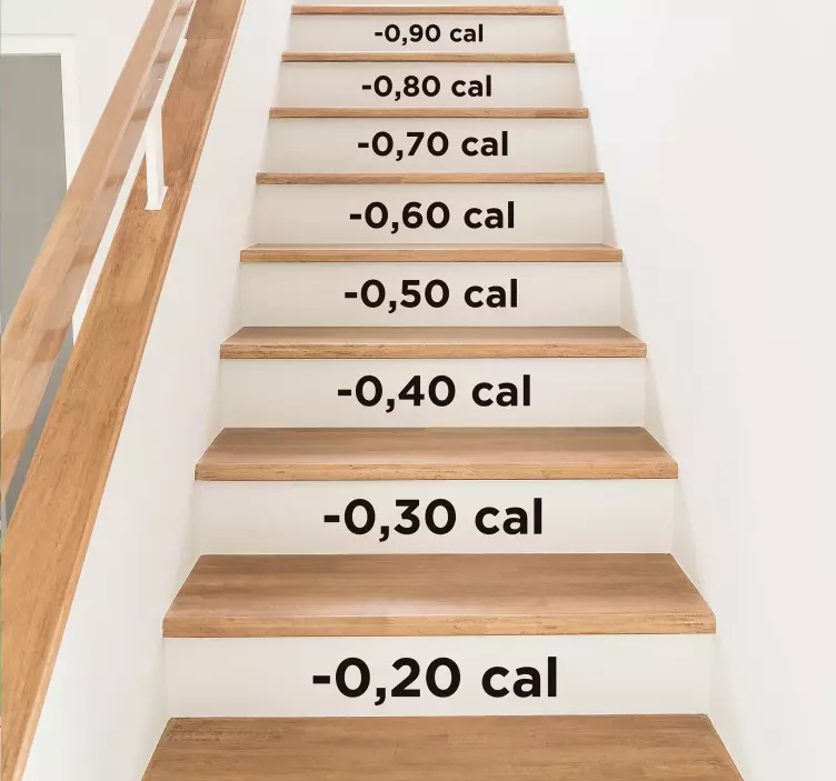 Sticker Maison Calories Escaliers - TenStickers