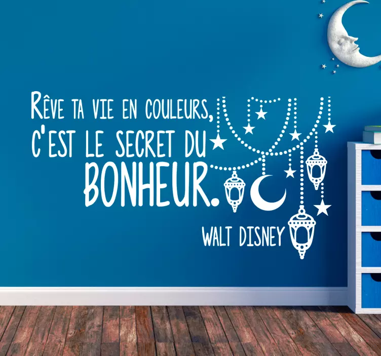 Sticker Maison Chanson Disney - TenStickers
