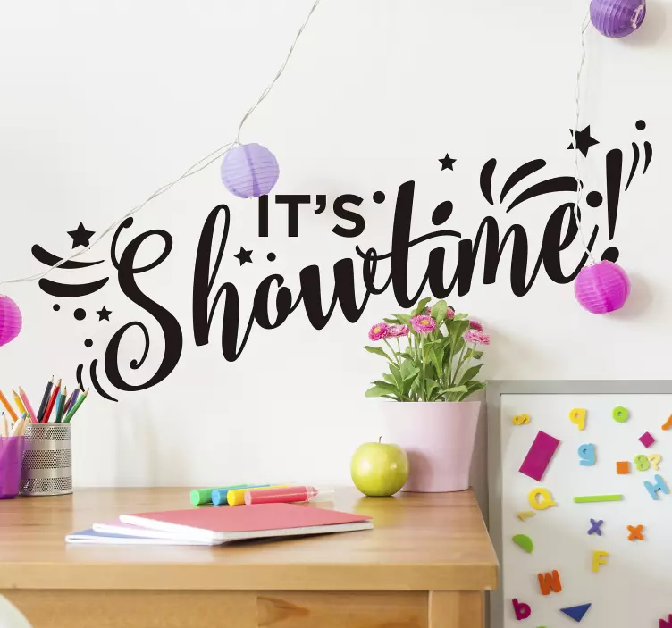 Sticker Maison It's showtime - TenStickers