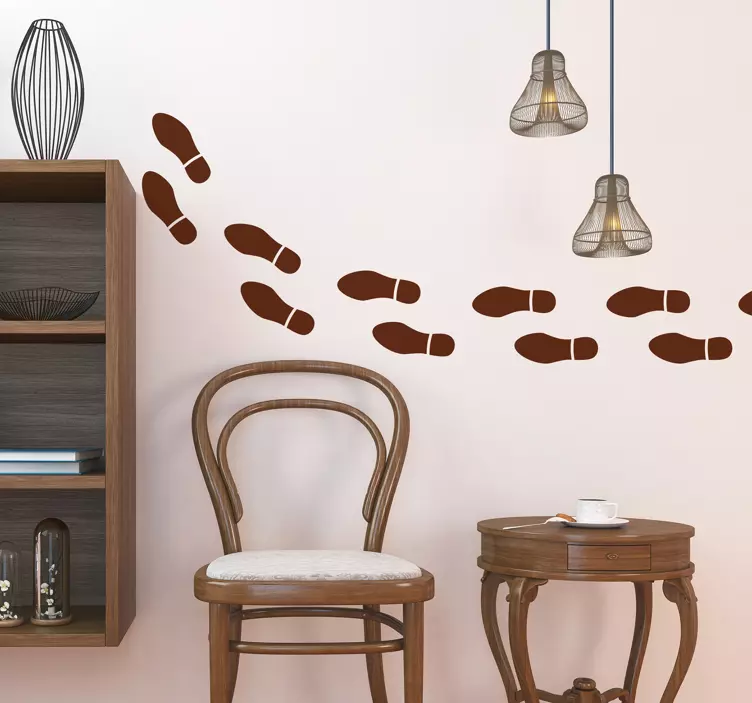 Sticker Mural Trace de Pas - TenStickers