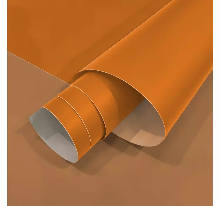 Adhésif meuble orange mat - TenStickers
