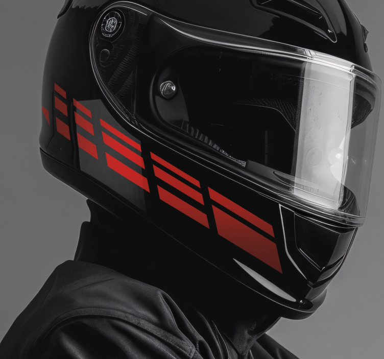 Sticker moto conception de ligne rapide - TenStickers