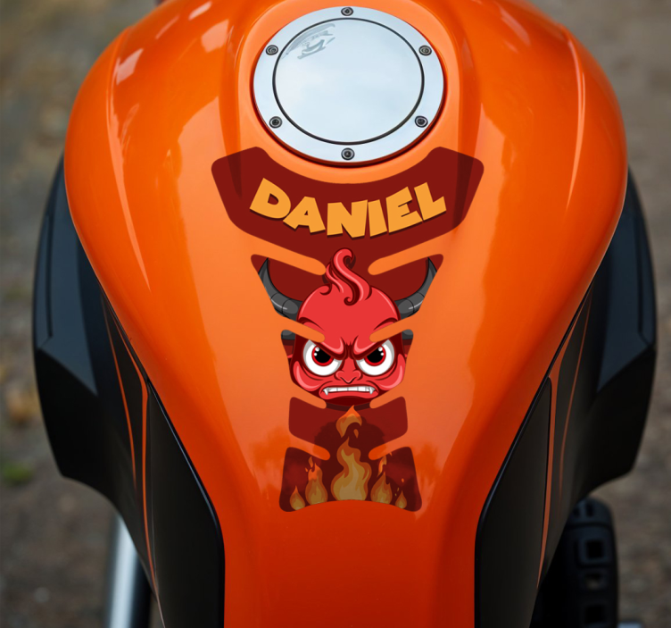 Sticker moto diable - TenStickers