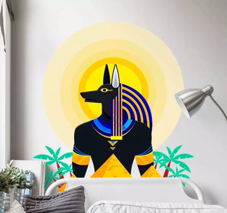 Sticker Majestueux anubis égyptien - TenStickers