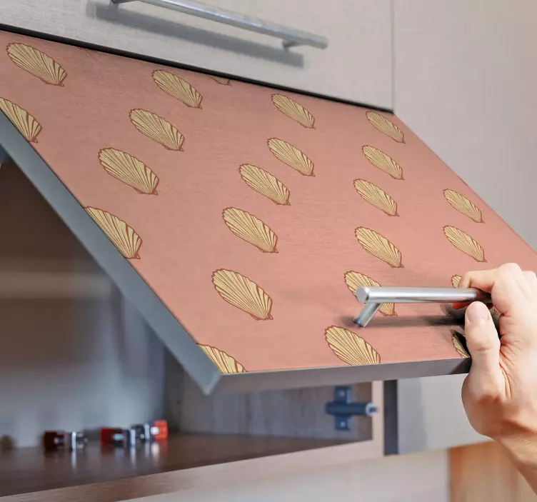 Sticker nature décor à motifs de coquillages - TenStickers