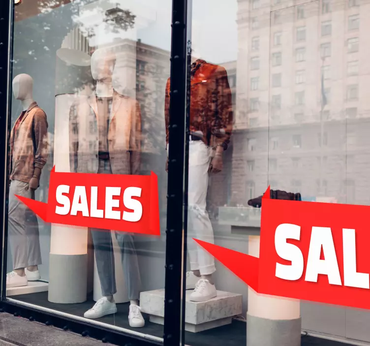 Sticker offre rectangle - TenStickers