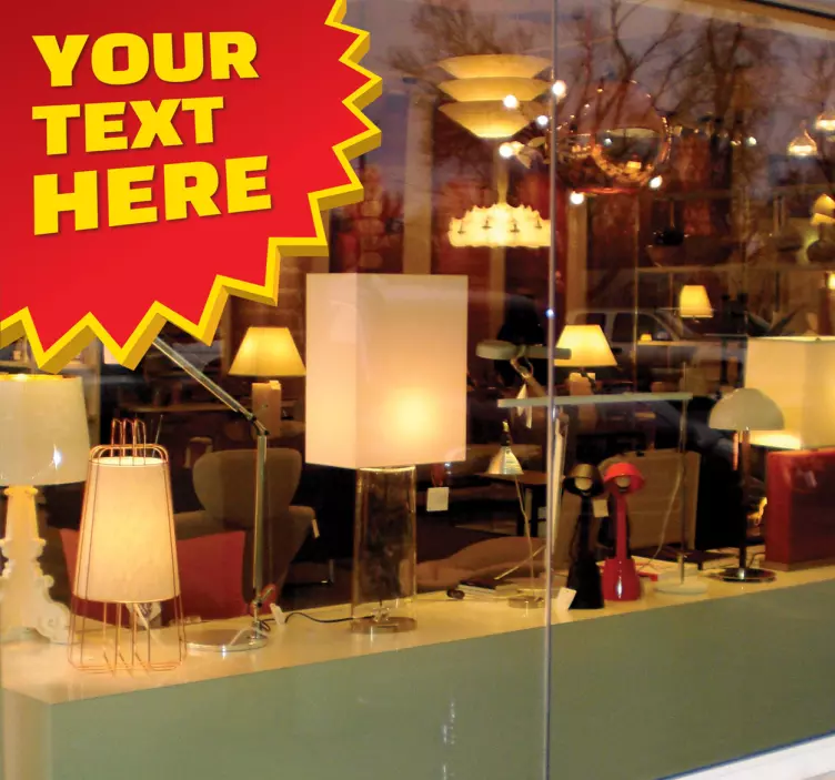 Sticker offre spéciale éclair - TenStickers