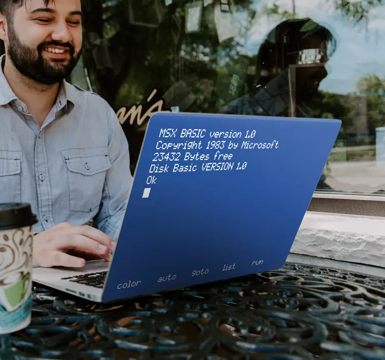 Autocollant Ordinateur Msx - TenStickers