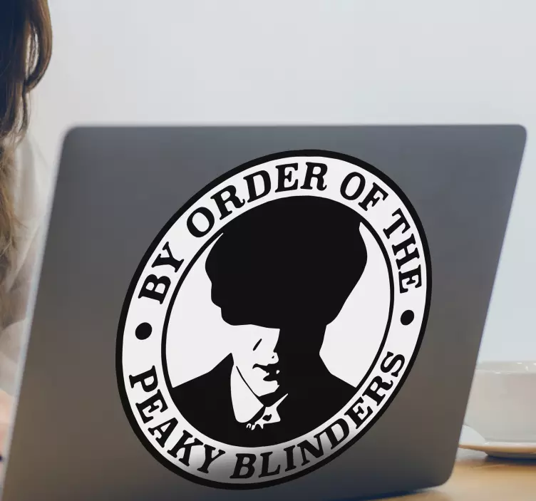Sticker ordinateur portable Peaky blinders - TenStickers