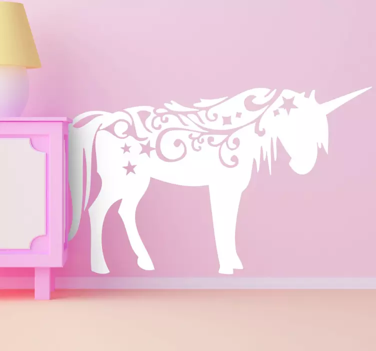 Sticker poney licorne - TenStickers