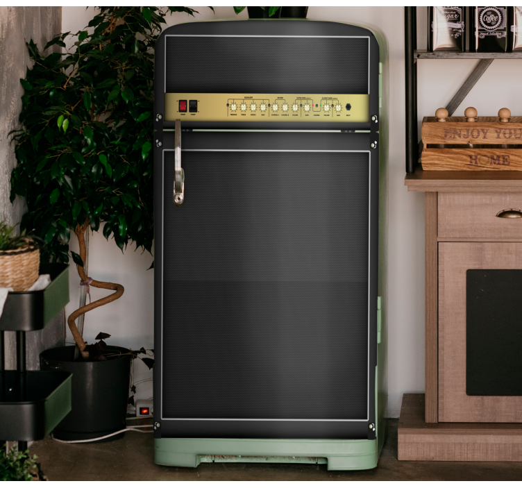 Sticker frigo ampli guitare rock - TenStickers