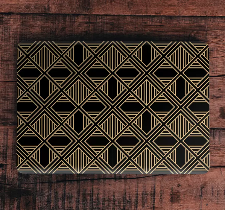 Sticker pour ordinateur surface texturée géométrique - TenStickers