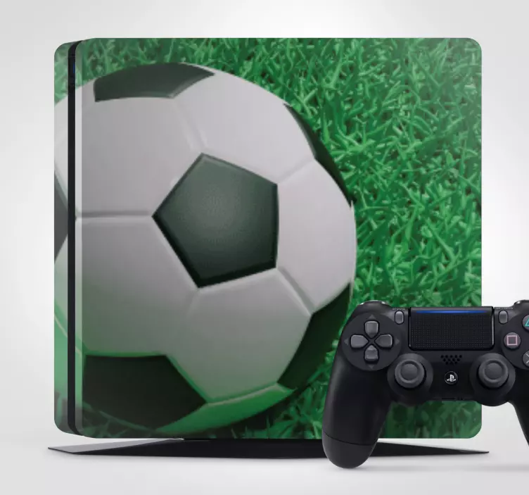 Sticker PS4 conception de ballon de football - TenStickers