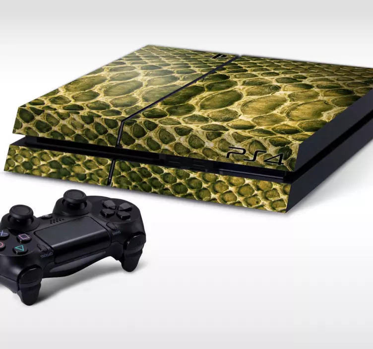 Sticker PS4 peau de reptile - TenStickers