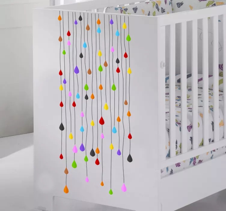 Sticker rideau de pluie - TenStickers