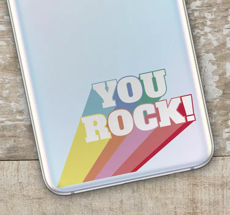 Sticker Rock You Rock Multicolore - TenStickers