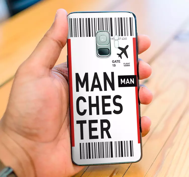Sticker samsung laissez-passer pour manchester - TenStickers