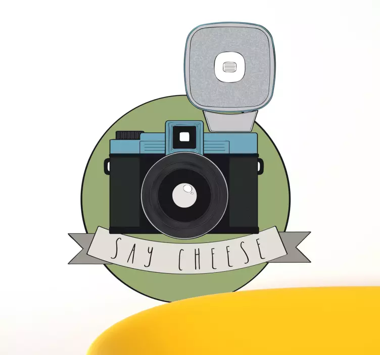 Sticker say cheese - TenStickers
