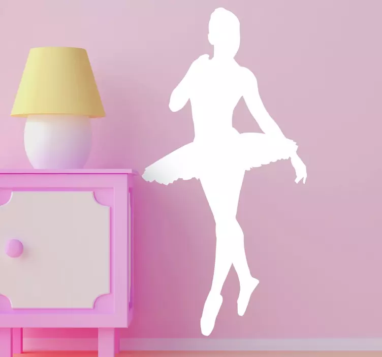 Sticker silhouette danse ballet - TenStickers