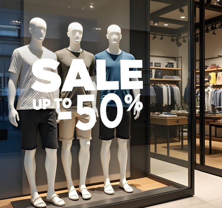 Sticker soldes grosse remise - TenStickers