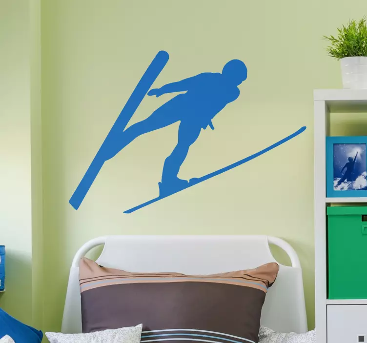 Sticker Sport Skieur Professionnel - TenStickers