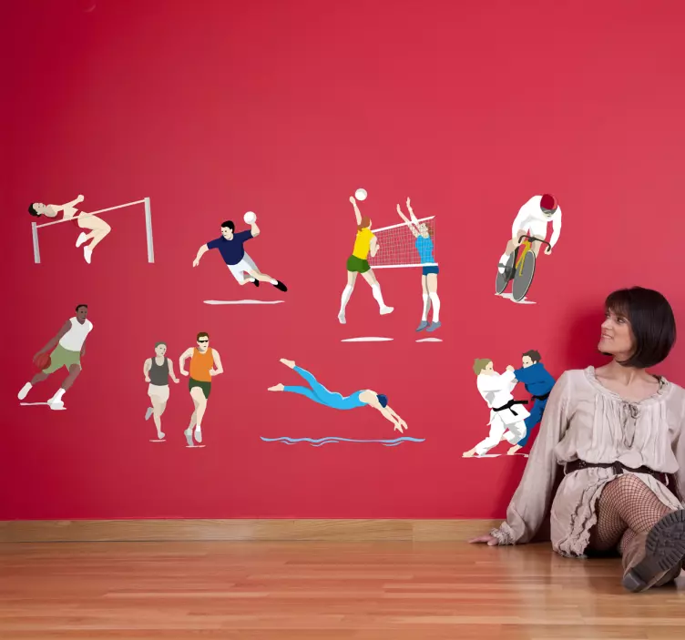 Sticker sports divers - TenStickers