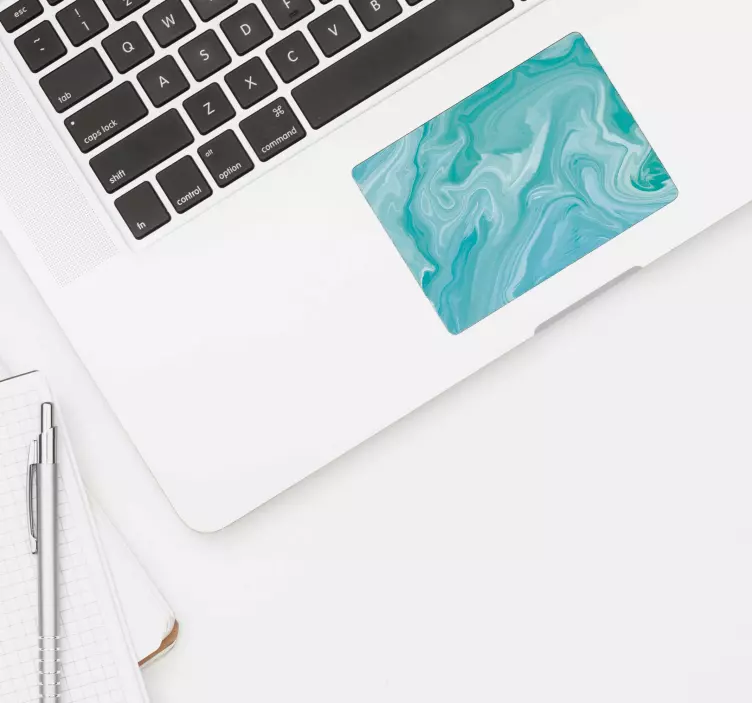 Sticker Texture Marbre Bleuté - TenStickers